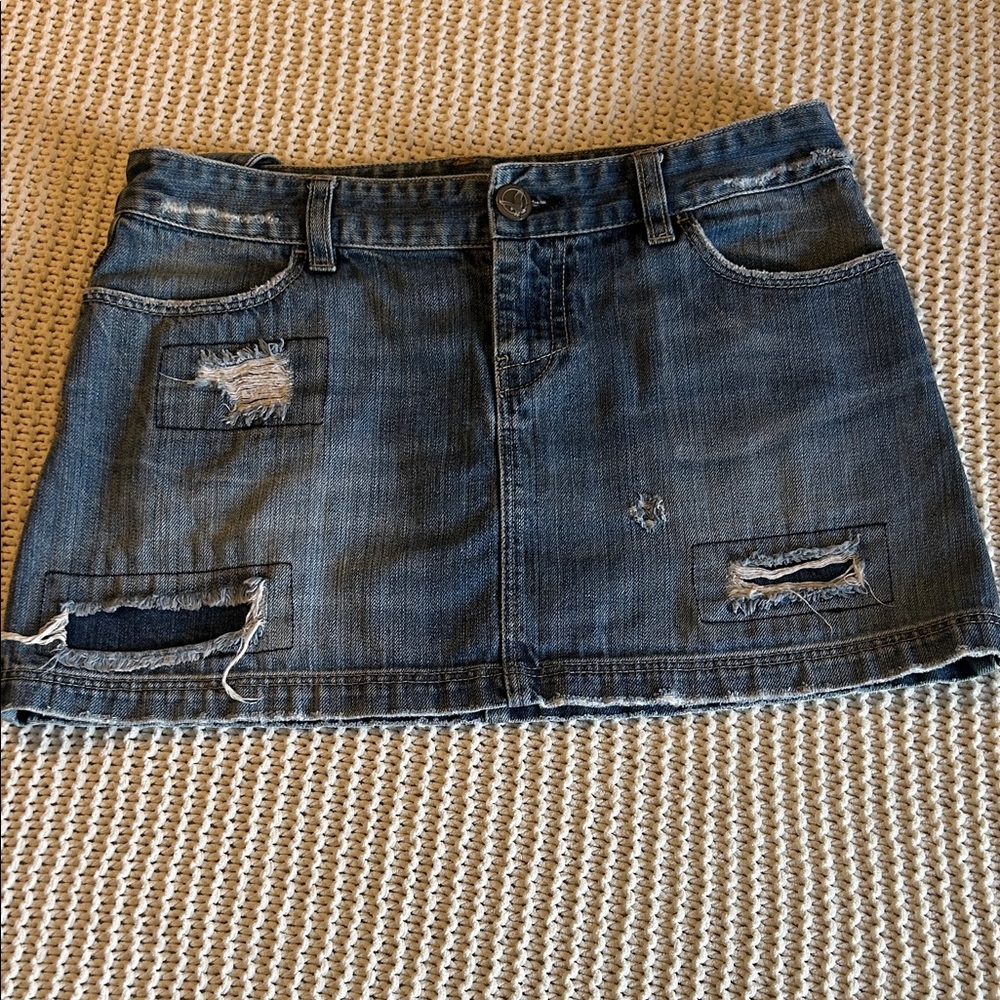 American Eagle Jean Mini Skirt Size 4